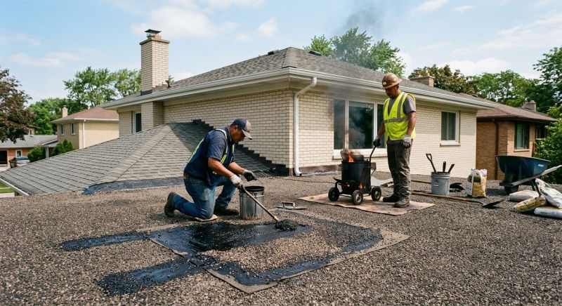 Tar And Gravel Roof Repair in Deale, MD