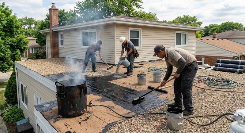 Tar And Gravel Roof Repair in Dunkirk, MD