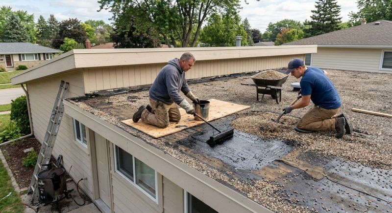 Tar And Gravel Roof Repair in La Plata, MD