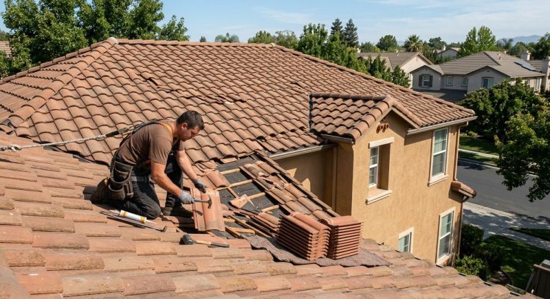 Tile Roof Repair in Owings, MD