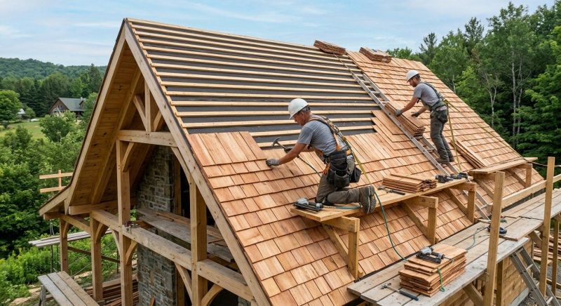 Wood Roofing Installation in California, MD