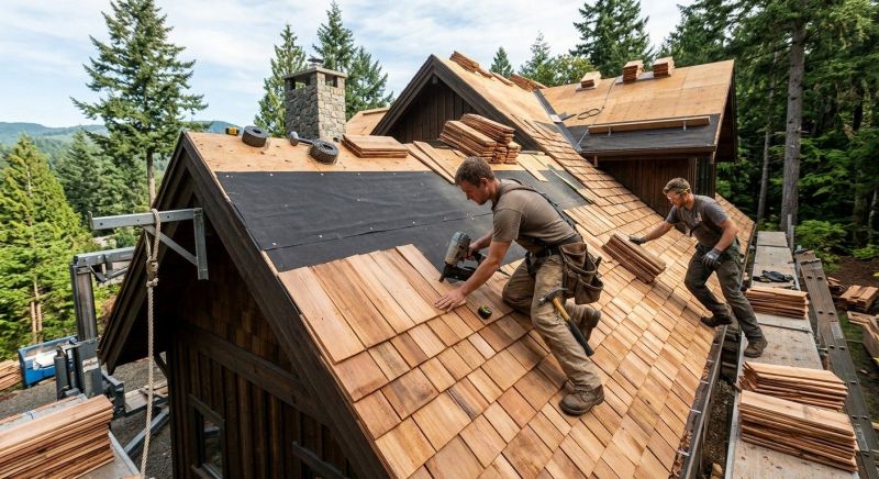 Wood Roofing Installation in Charles County, MD