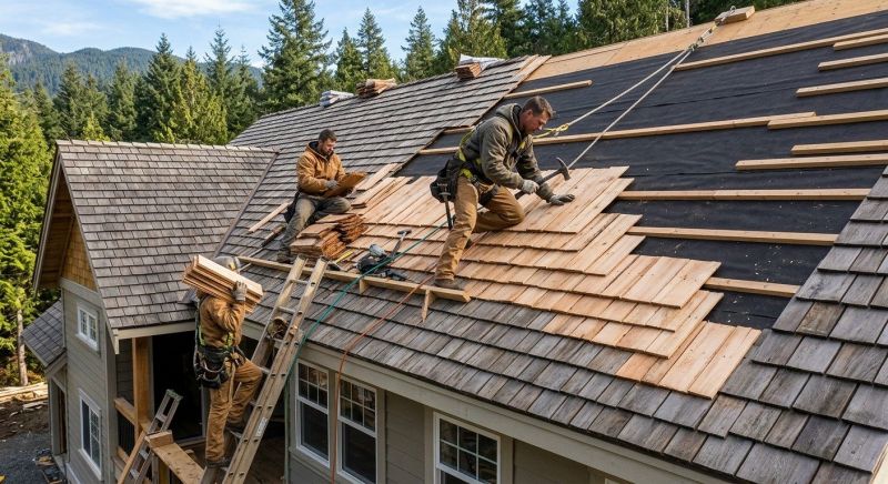 Wood Roofing Installation in Cheltenham, MD
