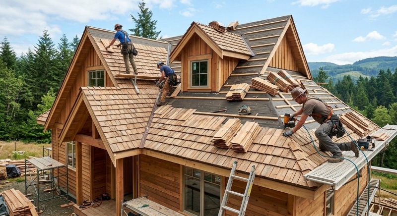 Wood Roofing Installation in La Plata, MD