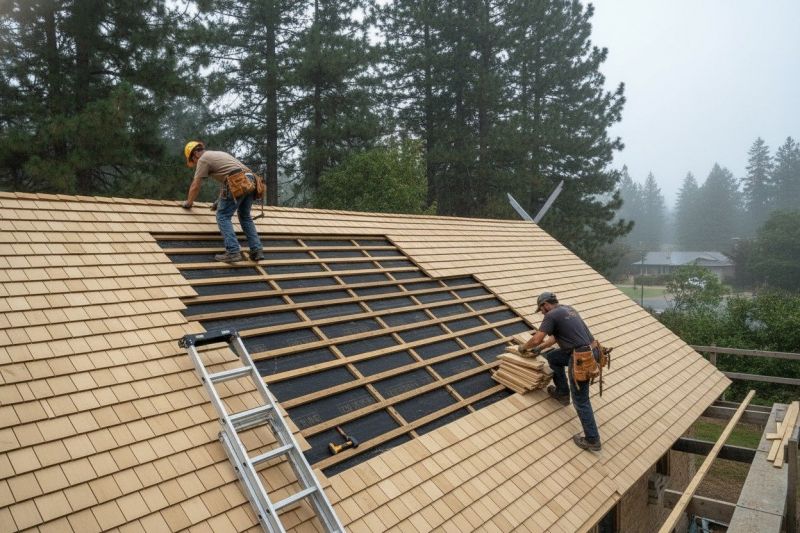 Wood Shake Roof Repair in California, MD