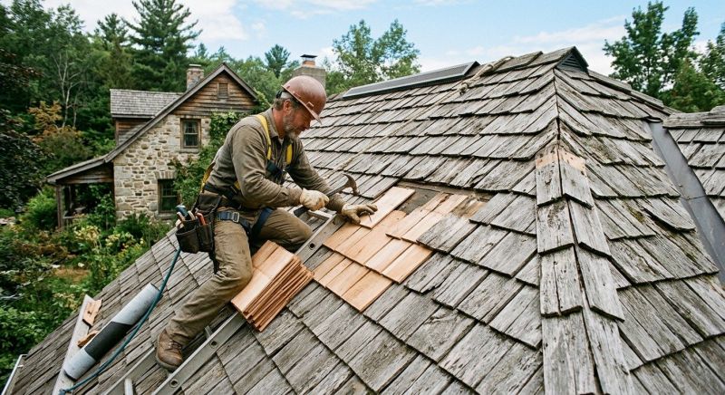Wood Shake Roof Repair in Calvert County, MD