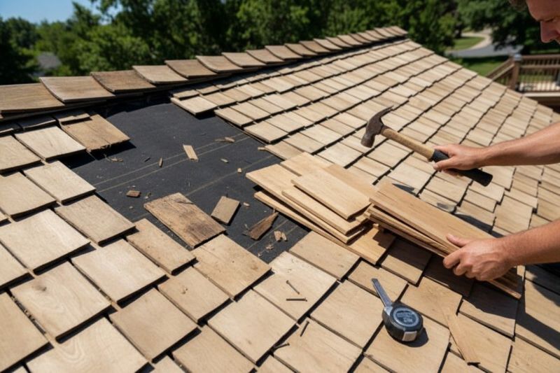 Wood Shake Roof Repair in Dunkirk, MD