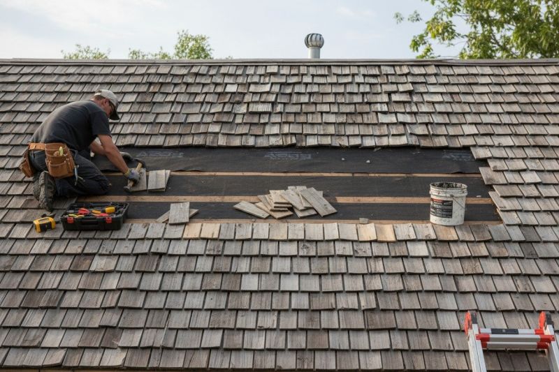 Wood Shake Roof Repair in Saint Leonard, MD