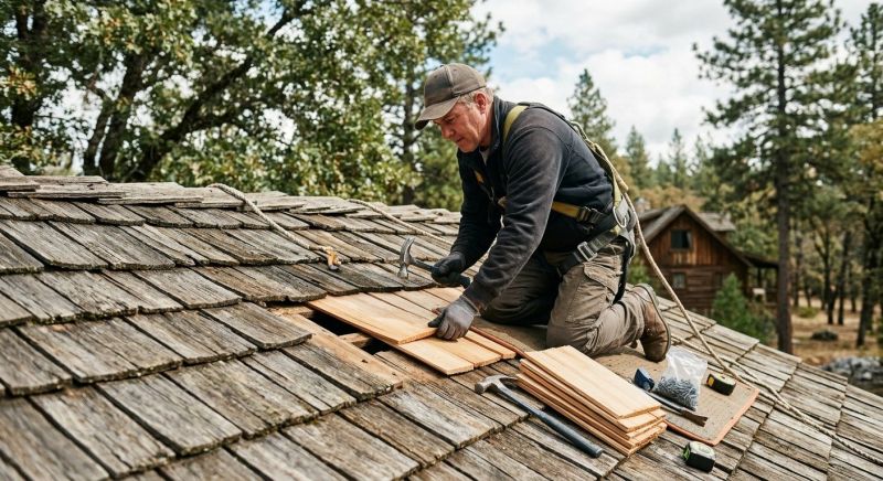 Wood Shake Roof Repair in Saint Leonard, MD