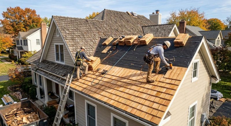 Wood Shake Roof Replacement in Waldorf, MD