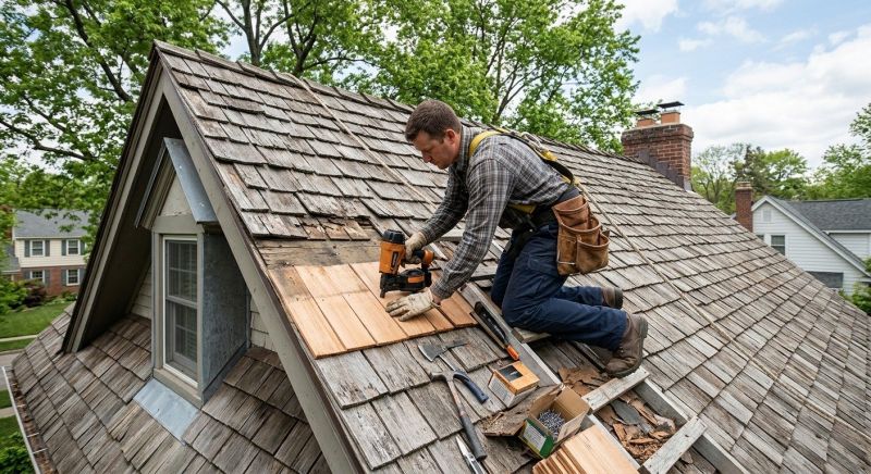 Wood Shingles Repair in Clinton, MD